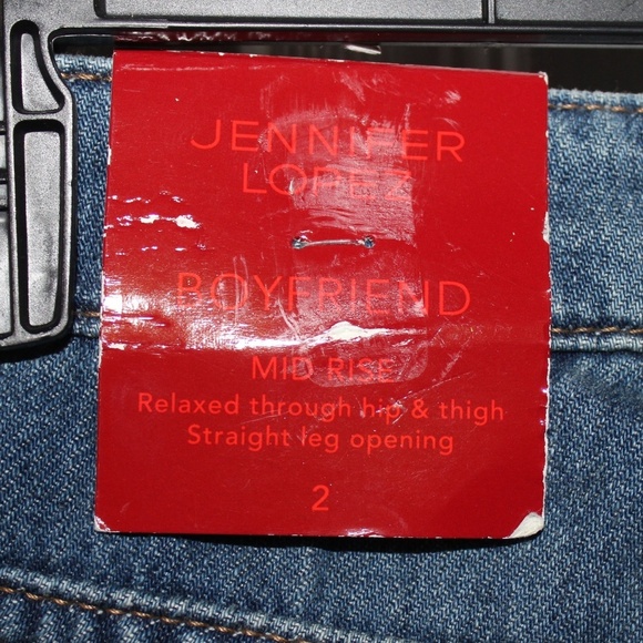 NWT Jennifer Lopez Boyfriend Mid-Rise Jeans - Picture 6 of 8